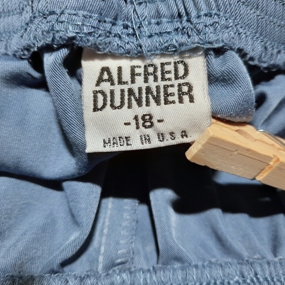 Alfred Dunner Size 18 Pull on Pant‎ Vintage Blue - Picture 5 of 5